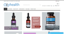 Desktop Screenshot of oxyhealth.co.uk